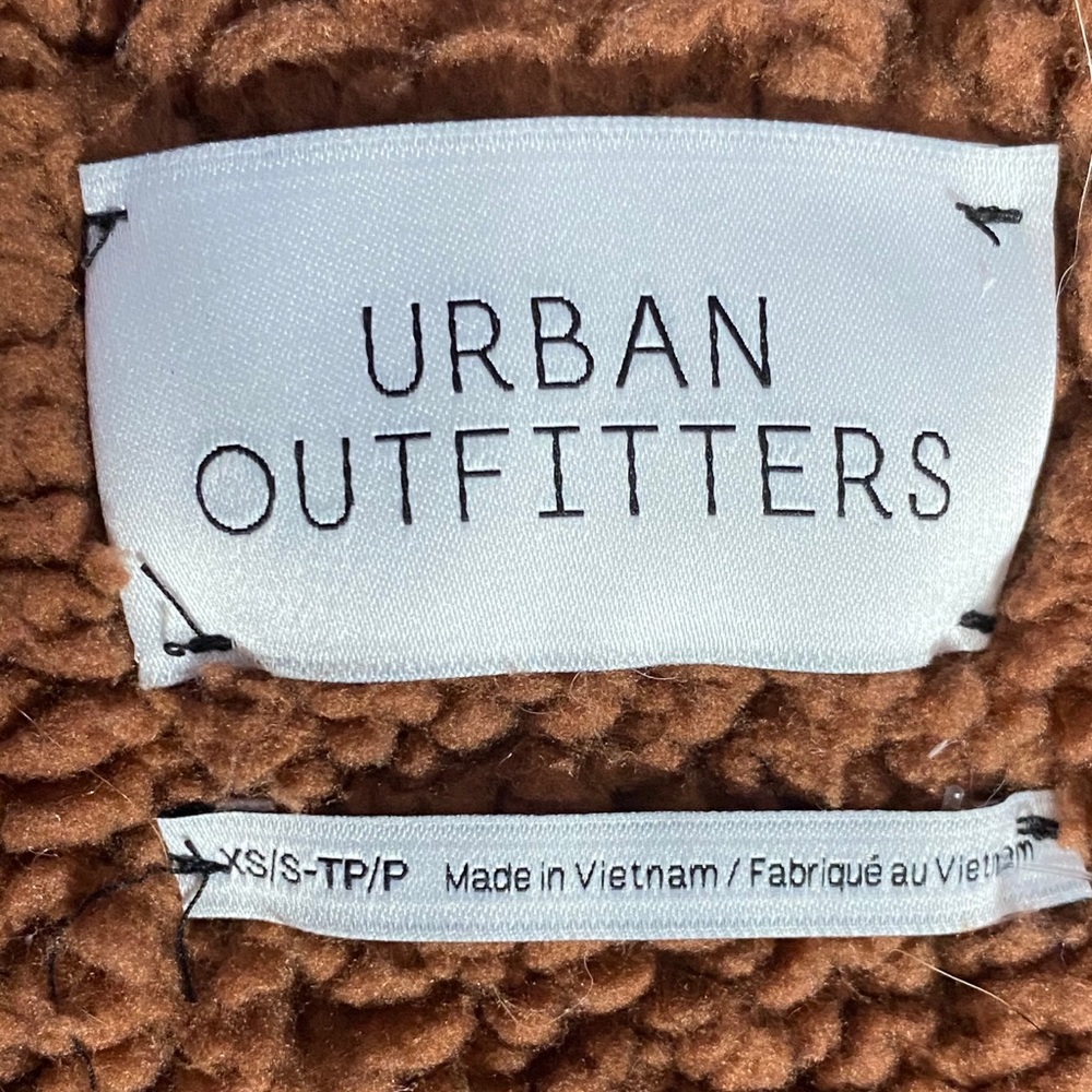 urban outfitters reversible teddy jacket
